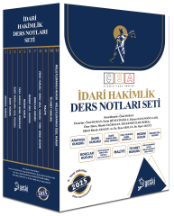 Yetki 2025 İdari Hakimlik ÇSA Ders Notları Seti Yetki Yayıncılık