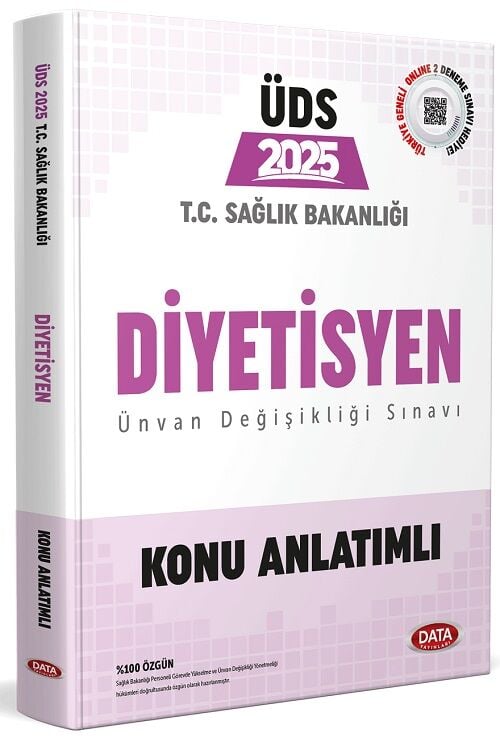 Data 2025 GYS ÜDS Sağlık Bakanlığı Diyetisyen Konu Anlatımlı Görevde Yükselme Ünvan Değişikliği Data Yayınları