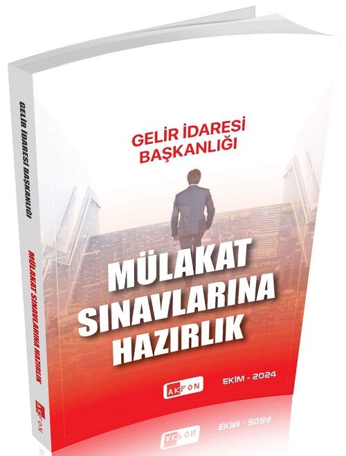 Akfon 2024 GİB Gelir İdaresi Başkanlığı Mülakat Sınavlarına Hazırlık Kitabı Akfon Yayınları