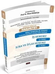 Savaş 2025 HAKİMİYET Adli Hakimlik İş, İcra ve İflas Hukuku Orijinal Çıkmış Soru Bankası Çözümlü - Ahmet Nohutçu Savaş Yayınları