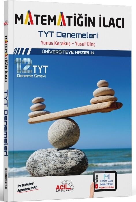 Acil YKS TYT Matematiğin İlacı 12 Deneme Acil Yayınları