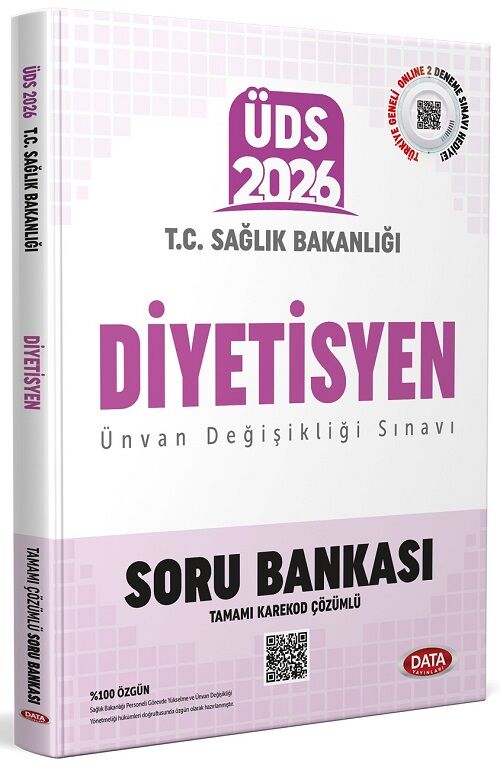 Data 2026 GYS ÜDS Sağlık Bakanlığı Diyetisyen Soru Bankası Çözümlü Görevde Yükselme Ünvan Değişikliği Data Yayınları