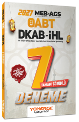 Yönerge 2027 ÖABT MEB-AGS DKAB Din Kültürü ve Ahlak Bilgisi Öğretmenliği 7 Deneme Çözümlü Yönerge Yayınları
