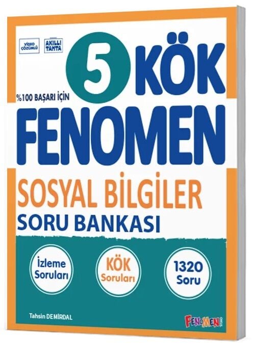 Fenomen Okul 5. Sınıf Sosyal Bilgiler KÖK Soru Bankası Çözümlü Fenomen Okul Yayınları