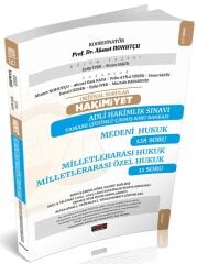 Savaş 2025 HAKİMİYET Adli Hakimlik Medeni, Milletlerarası Hukuk Orijinal Çıkmış Soru Bankası Çözümlü - Ahmet Nohutçu Savaş Yayınları