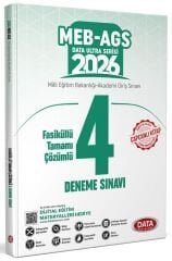 YENİ AGS - Data 2026 MEB-AGS Tüm Dersler 4 Deneme Fasikül Çözümlü Ultra Serisi Data Yayınları