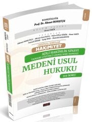 Savaş 2025 HAKİMİYET Adli Hakimlik Medeni Usul Hukuku Orijinal Çıkmış Soru Bankası Çözümlü - Ahmet Nohutçu Savaş Yayınları