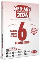 YENİ AGS - Data 2026 MEB-AGS Tüm Dersler 6 Deneme Fasikül Çözümlü Ultra Serisi Data Yayınları