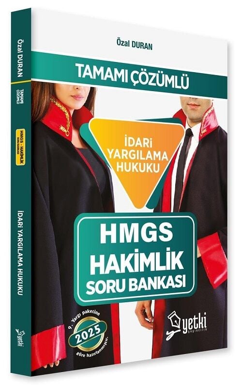 Yetki 2025 HMGS Hakimlik İdari Yargılama Hukuku Soru Bankası - Özal Duran Yetki Yayınları