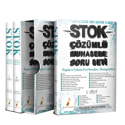 Pelikan KPSS A Grubu Muhasebe STOK Soru Seti 2 Cilt Set Pelikan Yayınları