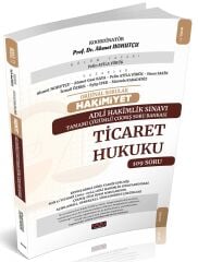 Savaş 2025 HAKİMİYET Adli Hakimlik Ticaret Hukuku Orijinal Çıkmış Soru Bankası Çözümlü - Ahmet Nohutçu Savaş Yayınları