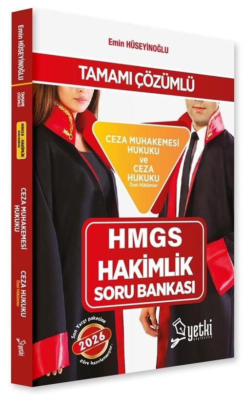 Yetki 2026 HMGS Hakimlik Ceza Muhakemesi Hukuku ve Ceza Hukuku Özel Hükümler Soru Bankası - Emin Hüseyinoğlu Yetki Yayıncılık