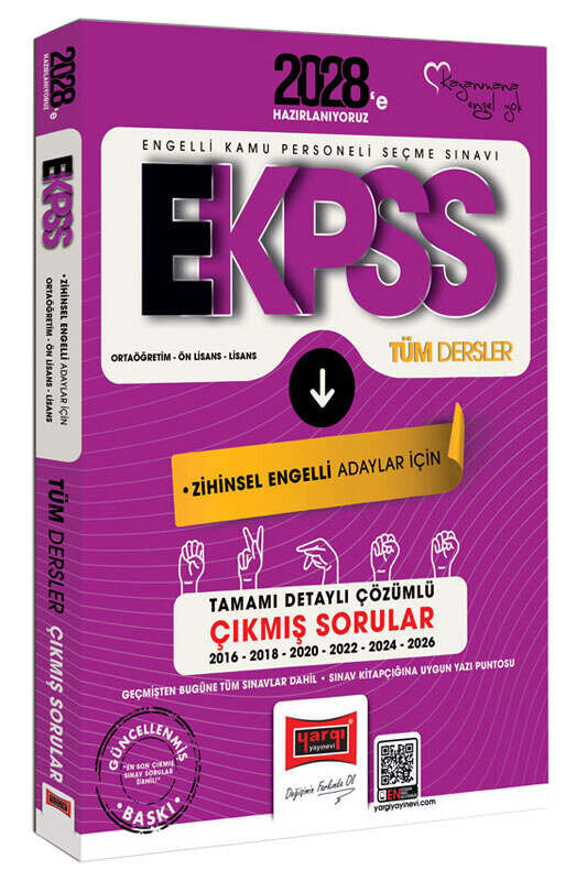 Yargı 2028 EKPSS Zihinsel Engelli Çıkmış Sorular Son 10 Yıl Çözümlü Yargı Yayınları