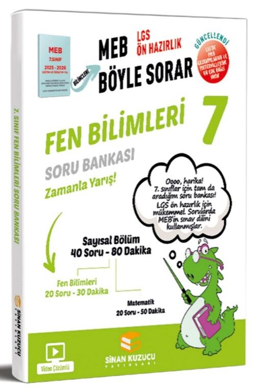 Sinan Kuzucu 7. Sınıf Fen Bilimleri Soru Bankası Çözümlü Sinan Kuzucu Yayınları