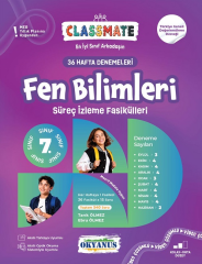 Okyanus 7. Sınıf Fen Bilimleri Classmate 36 Hafta Denemeleri Çözümlü Okyanus Yayınları