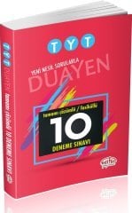 SÜPER FİYAT - Editör YKS TYT Duayen 10 Fasikül Deneme Sınavı Çözümlü Editör Yayınları