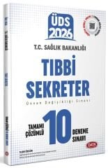 Data 2026 GYS ÜDS Sağlık Bakanlığı Tıbbi Sekreter 10 Deneme Çözümlü Görevde Yükselme Ünvan Değişikliği Data Yayınları