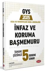 Data 2025 GYS Ceza ve Tevkifevleri İnfaz ve Koruma Başmemuru 5 Deneme Çözümlü Görevde Yükselme Data Yayınları
