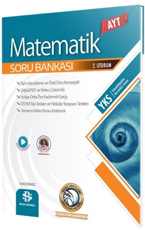Bilgi Sarmal YKS AYT Matematik Soru Avcıları Soru Bankası Video Çözümlü Bilgi Sarmal Yayınları