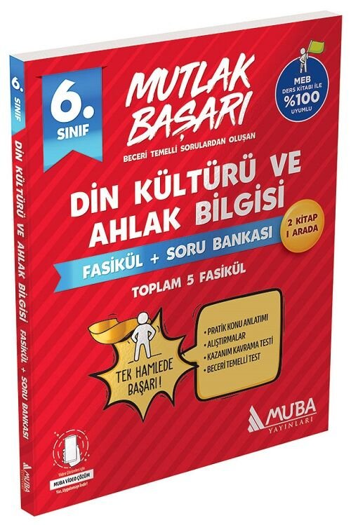 Muba 6. Sınıf Din Kültürü ve Ahlak Bilgisi Mutlak Başarı Fasikül+Soru Bankası Muba Yayınları