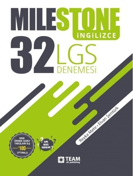 Team Elt 8. Sınıf LGS İngilizce Milestone 32 Deneme Team Elt Publishing