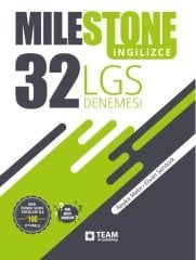 Team Elt 8. Sınıf LGS İngilizce Milestone 32 Deneme Team Elt Publishing