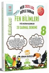 Sinan Kuzucu 8. Sınıf LGS Fen Bilimleri İkinci Doz Sarmal 20 Deneme Çözümlü Sinan Kuzucu Yayınları