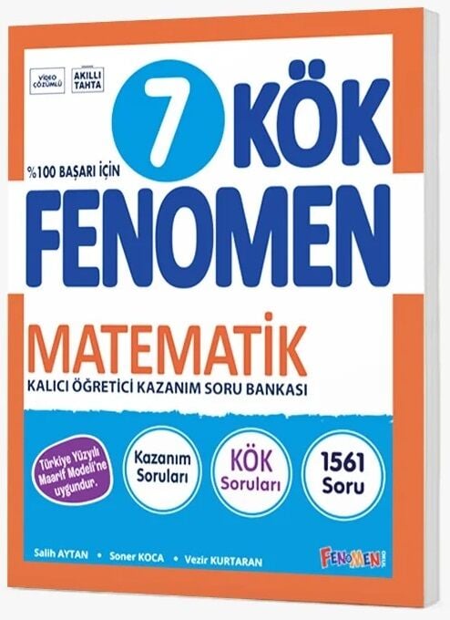 Fenomen Okul 7. Sınıf Matematik KÖK Maarif Modeli Soru Bankası Çözümlü Fenomen Okul Yayınları