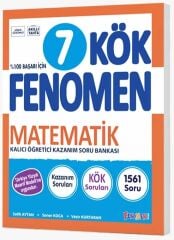 Fenomen Okul 7. Sınıf Matematik KÖK Maarif Modeli Soru Bankası Çözümlü Fenomen Okul Yayınları