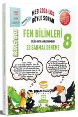 Sinan Kuzucu 8. Sınıf LGS Fen Bilimleri İkinci Doz Sarmal 20 Deneme Çözümlü Sinan Kuzucu Yayınları