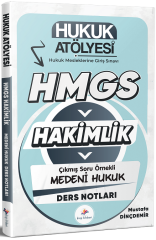 Dizgi Kitap Hukuk Atölyesi HMGS Hakimlik Medeni Hukuk Ders Notları - Mustafa Dinçdemir Dizgi Kitap