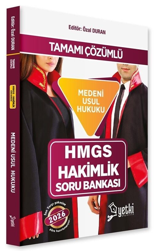 Yetki 2026 HMGS Hakimlik Medeni Usul Hukuku Soru Bankası - Özal Duran Yetki Yayıncılık