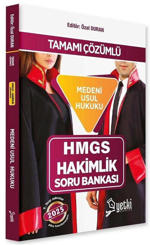 Yetki 2025 HMGS Hakimlik Medeni Usul Hukuku Soru Bankası - Merve Hoca Yetki Yayıncılık