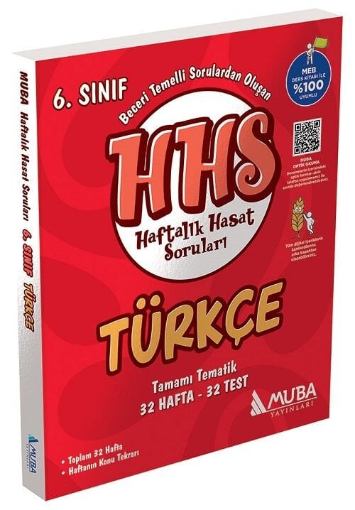 Muba 6. Sınıf Türkçe HHS Haftalık Hasat Soruları Muba Yayınları