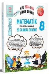 Sinan Kuzucu 8. Sınıf LGS Matematik İkinci Doz Sarmal 20 Deneme Çözümlü Sinan Kuzucu Yayınları