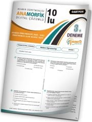 Anamorfik 2023 ÖABT Rehber Öğretmenliği Türkiye Geneli Deneme 3. Kitapçık Dijital Çözümlü Anamorfik Yayınları