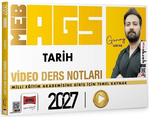 Yargı 2027 MEB-AGS Tarih Video Ders Notları - Günay Göktaş Yargı Yayınları
