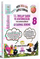 Sinan Kuzucu 2026 8. Sınıf LGS TC İnkılap Tarihi ve Atatürkçülük İkinci Doz Sarmal 40 Deneme Çözümlü Sinan Kuzucu Yayınları