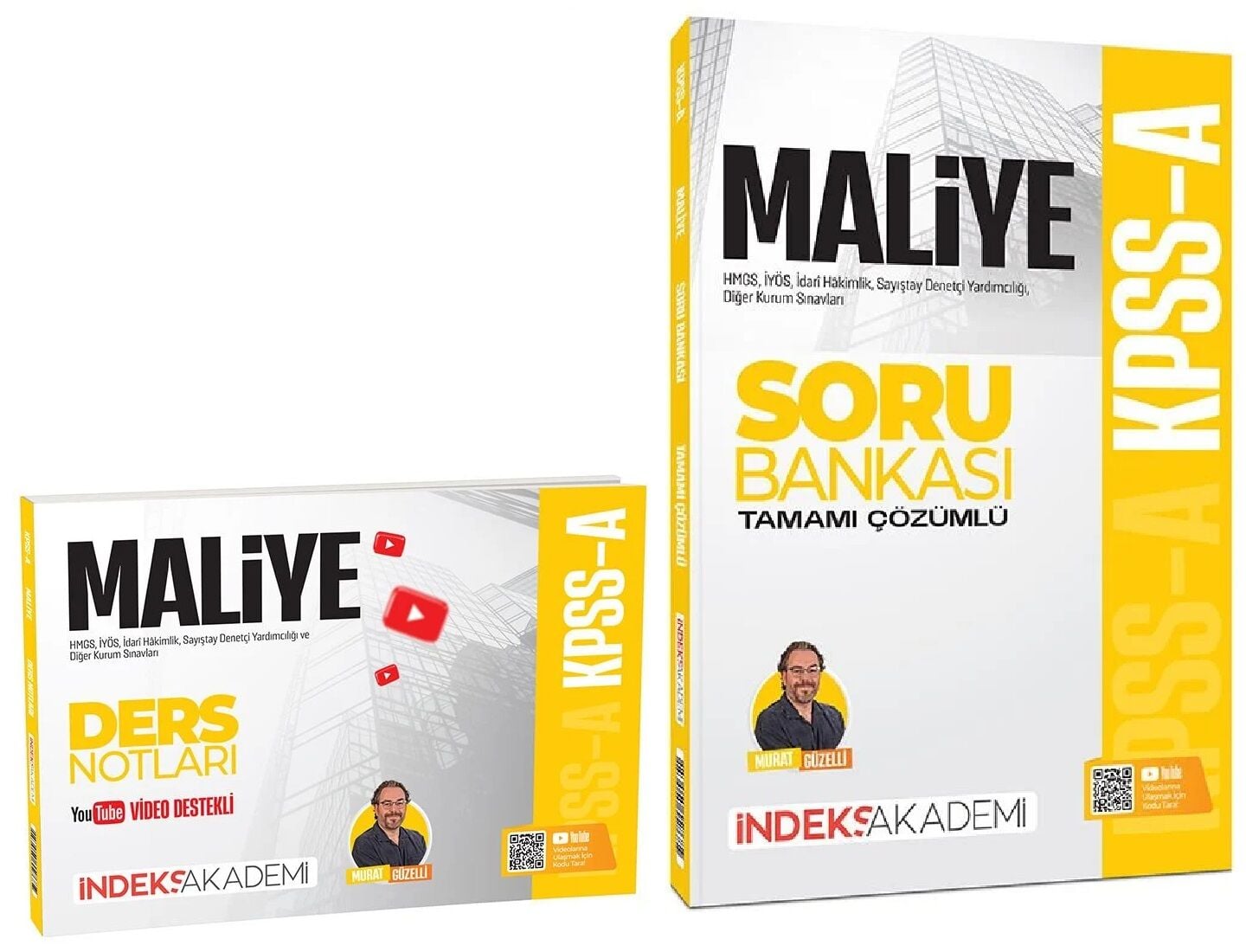 İndeks Akademi 2027 KPSS A Grubu Maliye Video Ders Notları + Soru Bankası 2 li Set - Murat Güzelli İndeks Akademi Yayıncılık