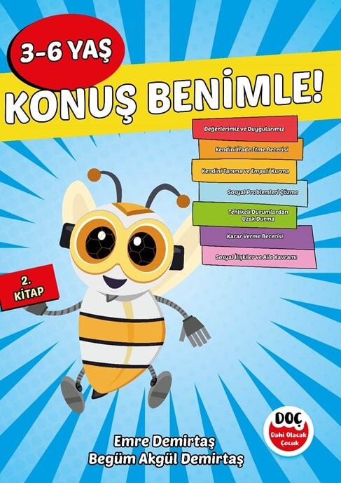 Dahi Olacak Çocuk 3-6 Yaş Konuş Benimle 2. Kitap Dahi Olacak Çocuk