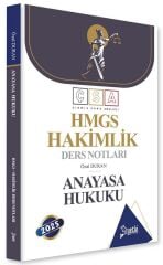 Yetki 2025 HMGS Hakimlik Anayasa Hukuku ÇSA Ders Notları - Özal Duran Yetki Yayıncılık