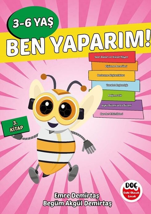 Dahi Olacak Çocuk 3-6 Yaş Ben Yaparım 3. Kitap Dahi Olacak Çocuk