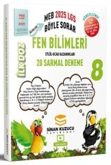 Sinan Kuzucu 8. Sınıf LGS Fen Bilimleri İlk Doz Sarmal 20 Deneme Çözümlü Sinan Kuzucu Yayınları