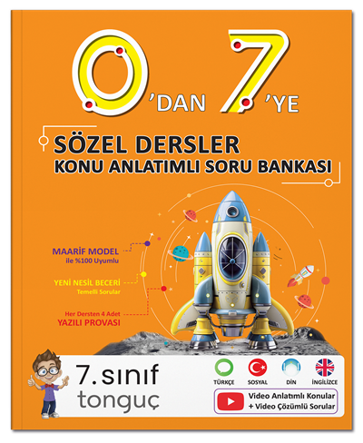 Tonguç 7. Sınıf 0 dan 7 ye Sözel Konu Anlatımlı Soru Bankası Tonguç Akademi