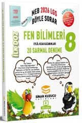 Sinan Kuzucu 2026 8. Sınıf LGS Fen Bilimleri İlk Doz Sarmal 20 Deneme Çözümlü Sinan Kuzucu Yayınları