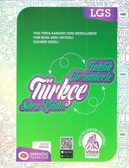 Karaağaç 8. Sınıf LGS Türkçe Taktik Çözümlerle Soru Kitabı Karaağaç Yayınları