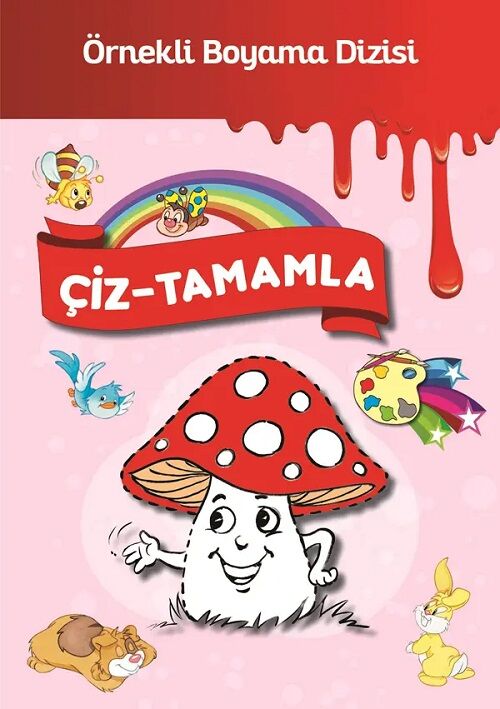 Örnekli Boyama Çiz Tamamla Parıltı Yayınları