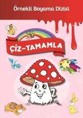 Örnekli Boyama Çiz Tamamla Parıltı Yayınları