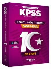 Marka 2026 KPSS Genel Yetenek Genel Kültür Türkiye Geneli 10 Deneme Marka Yayınları
