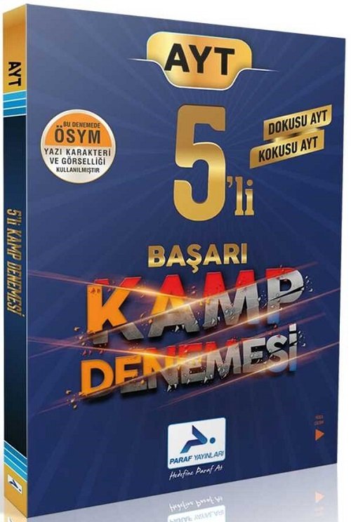 Paraf YKS AYT Başarı 5 li Kamp Denemesi Paraf Yayınları